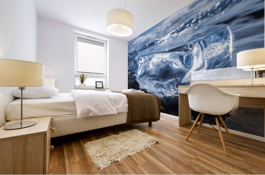 Icy Reflection Mural print