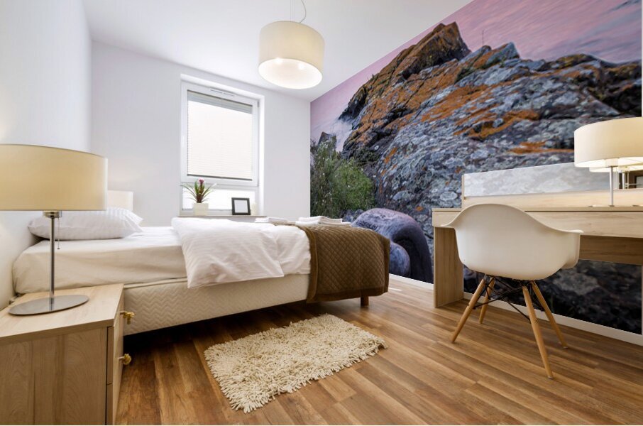 Grand Marais Minnesota Harbor Sunset Mural print