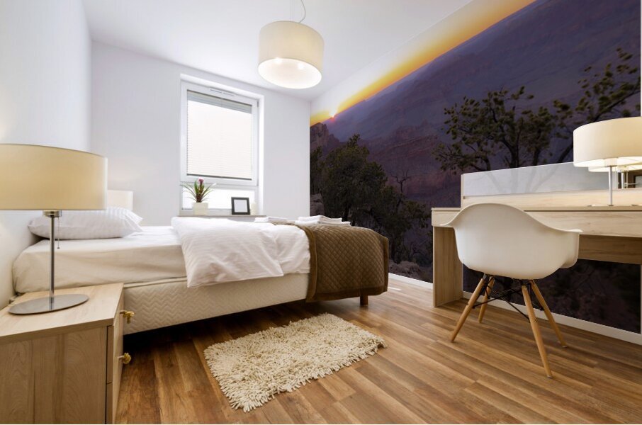 Grand Canyon South Sunset Mural print