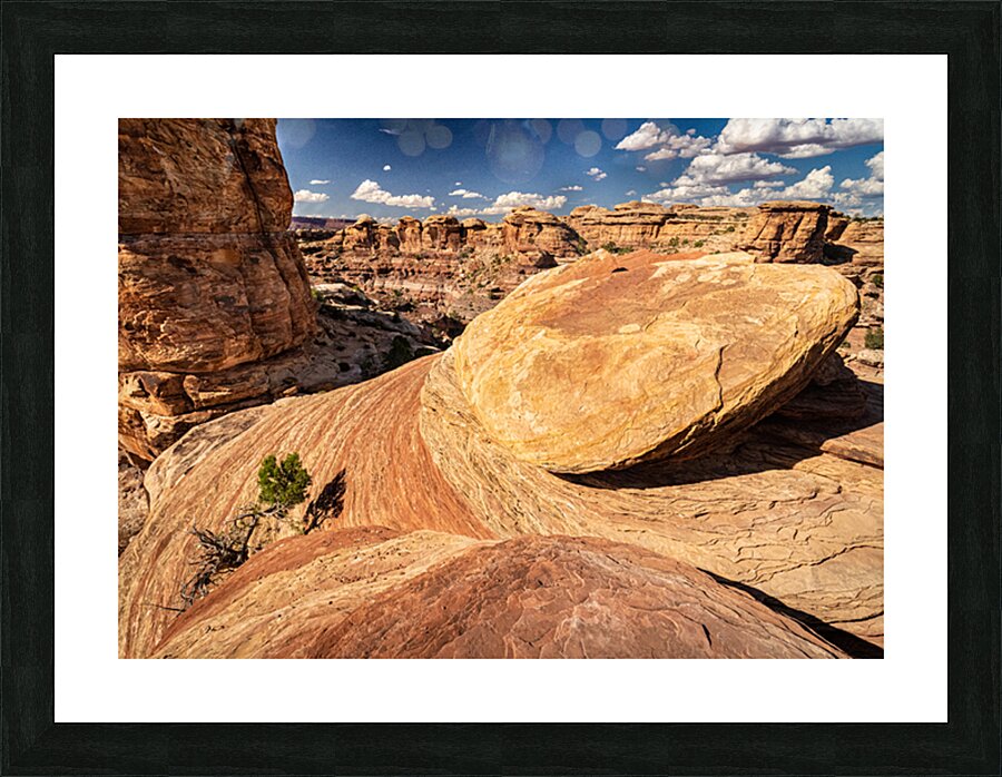 Canyonlands Outcrop Picture Frame print