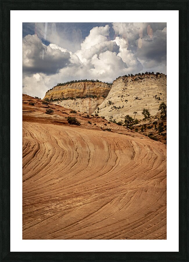 Zion Towers Picture Frame print