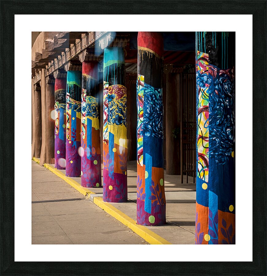 Vibrant Santa Fe Picture Frame print