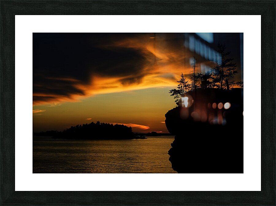 Sunset Over Voyageurs Picture Frame print
