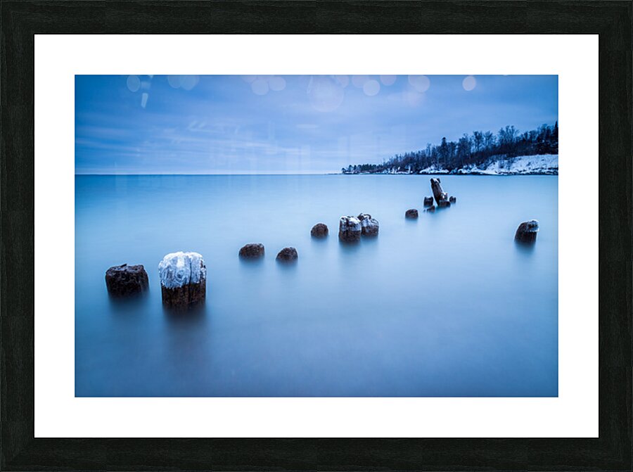 Blue Mood Picture Frame print