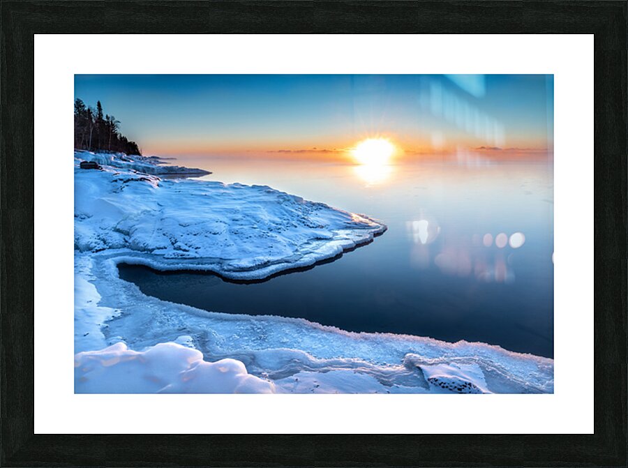 Winter of Sun Picture Frame print