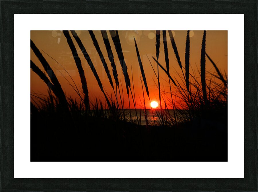 Lake Michigan Sunset Picture Frame print