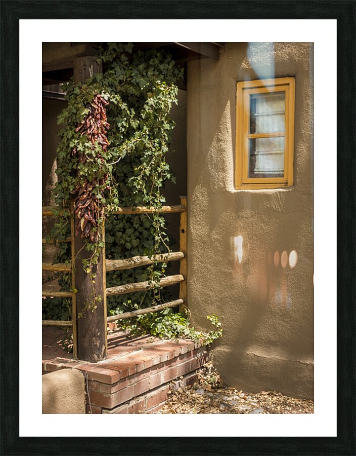 Sante Fe New Mexico Chili Peppers Picture Frame print