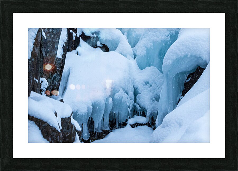 Lake Superior Ice Cavern Picture Frame print