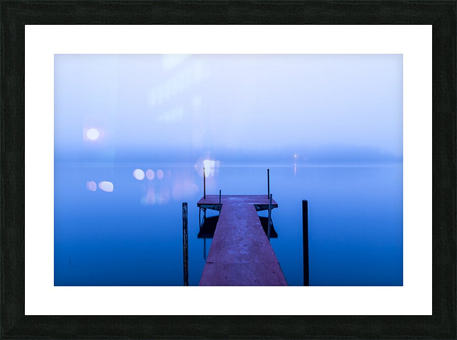 Minnesota Lake Dock Picture Frame print