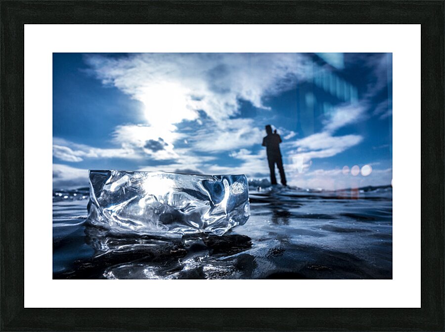 Winter Ice Picture Frame print