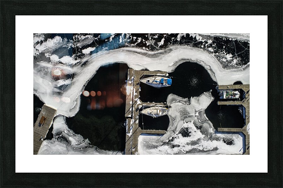 Iced In Minnesota Picture Frame print