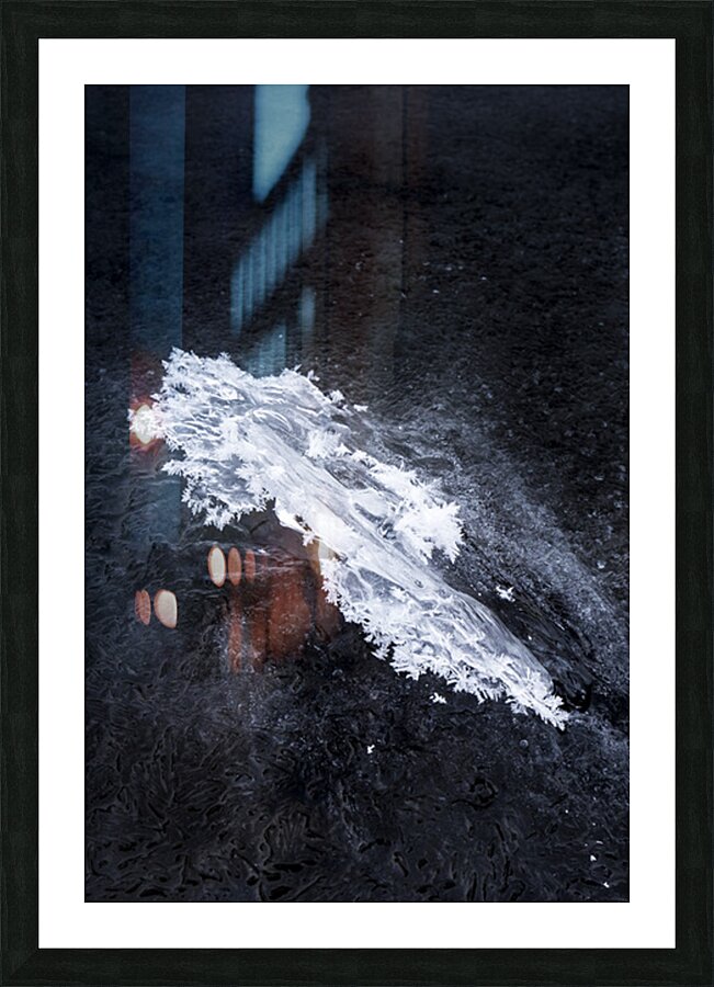 Ice Art Picture Frame print
