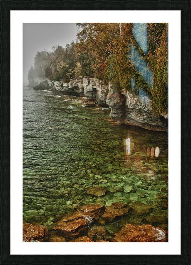 Door County Wisconsin Lake Michigan Picture Frame print