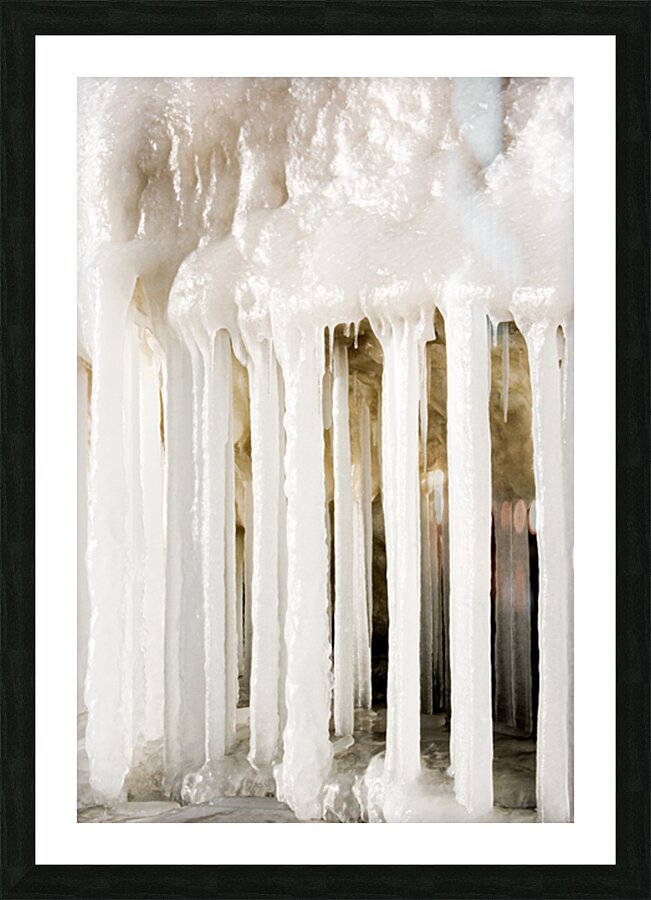 ICE JAIL Picture Frame print