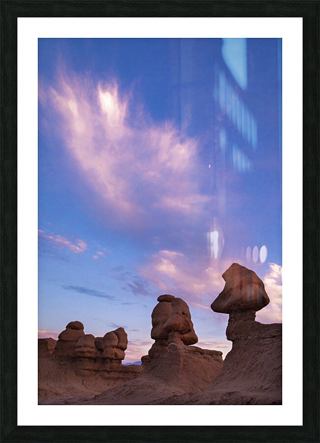 Goblin Valley State Park Sunset Picture Frame print