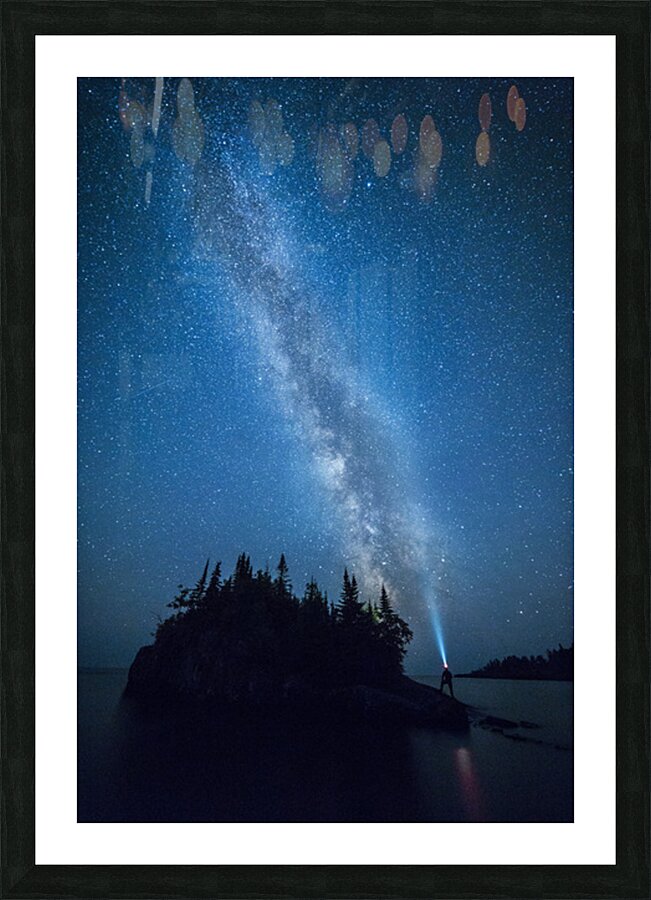 Minnesota North Shore Star Gazing Picture Frame print