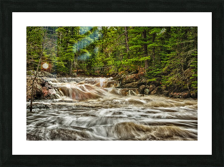 Anicon Falls State Park River Picture Frame print