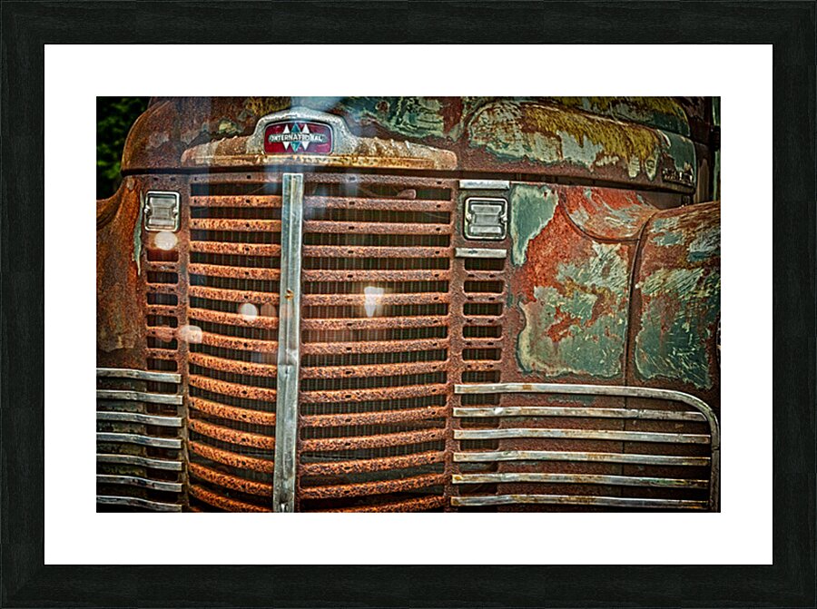 International Vintage Truck Picture Frame print