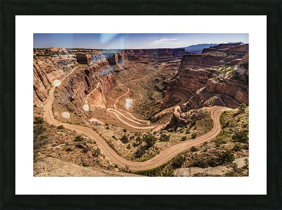 Schafer Road Canyonlands National Park Picture Frame print