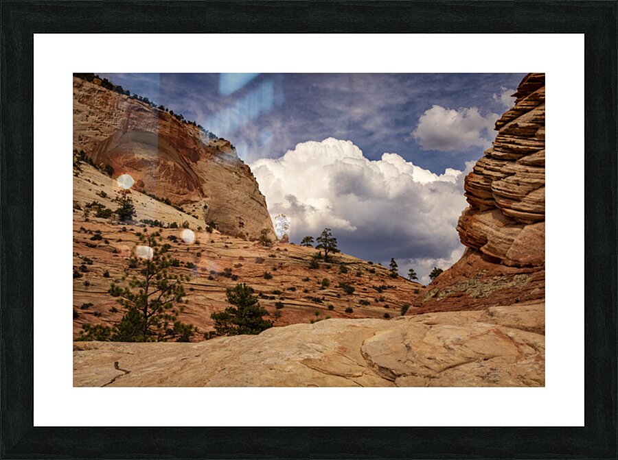 Zion National Park Window to Heaven Picture Frame print