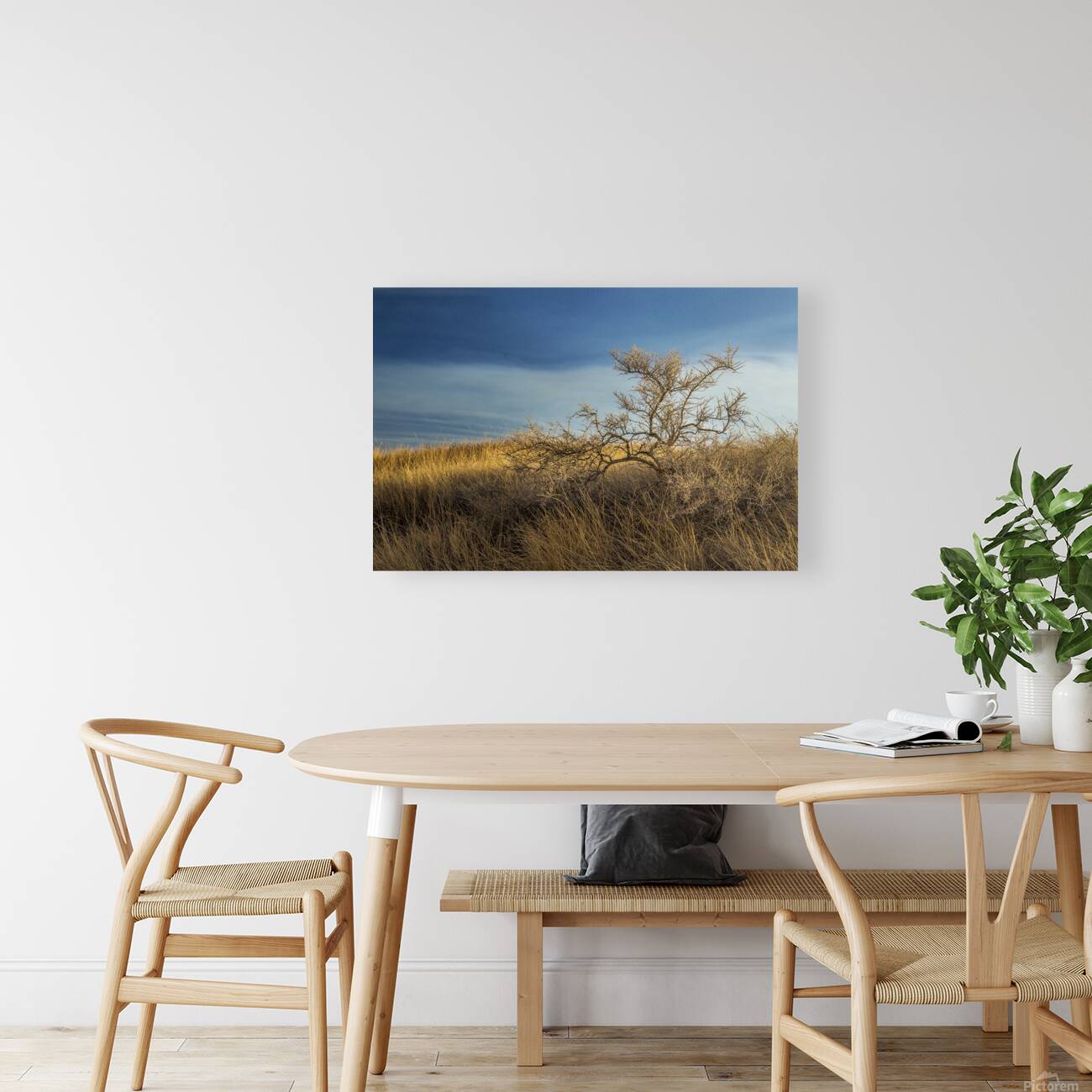 Brush In The Badlands Reproduction