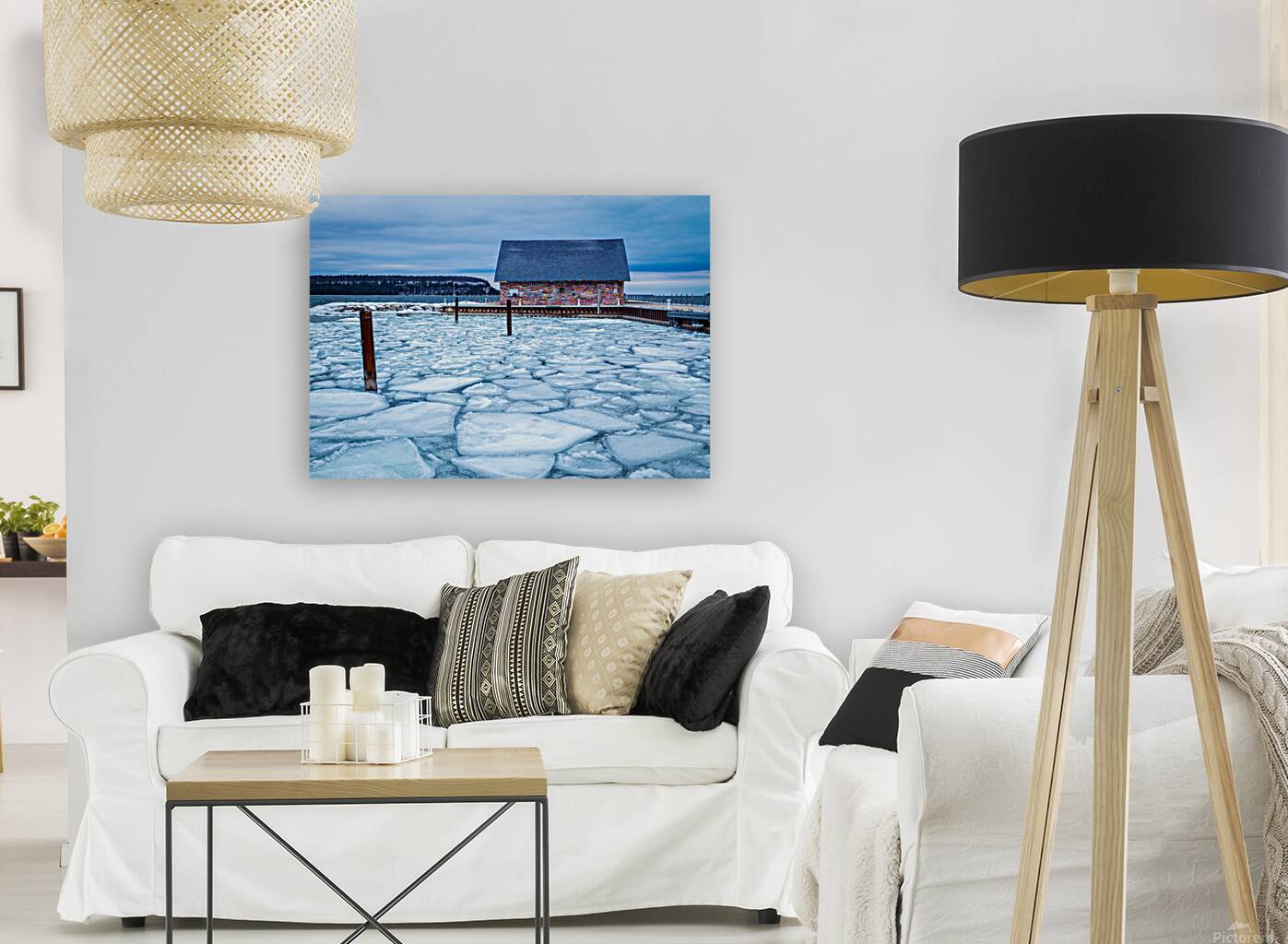 Winter In Ephraim Reproduction