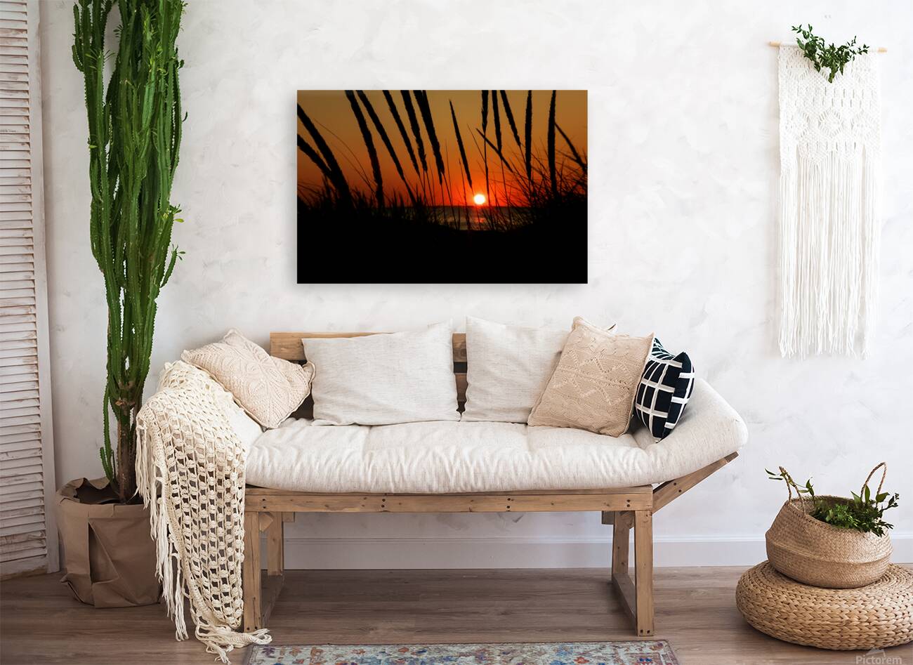 Lake Michigan Sunset Reproduction