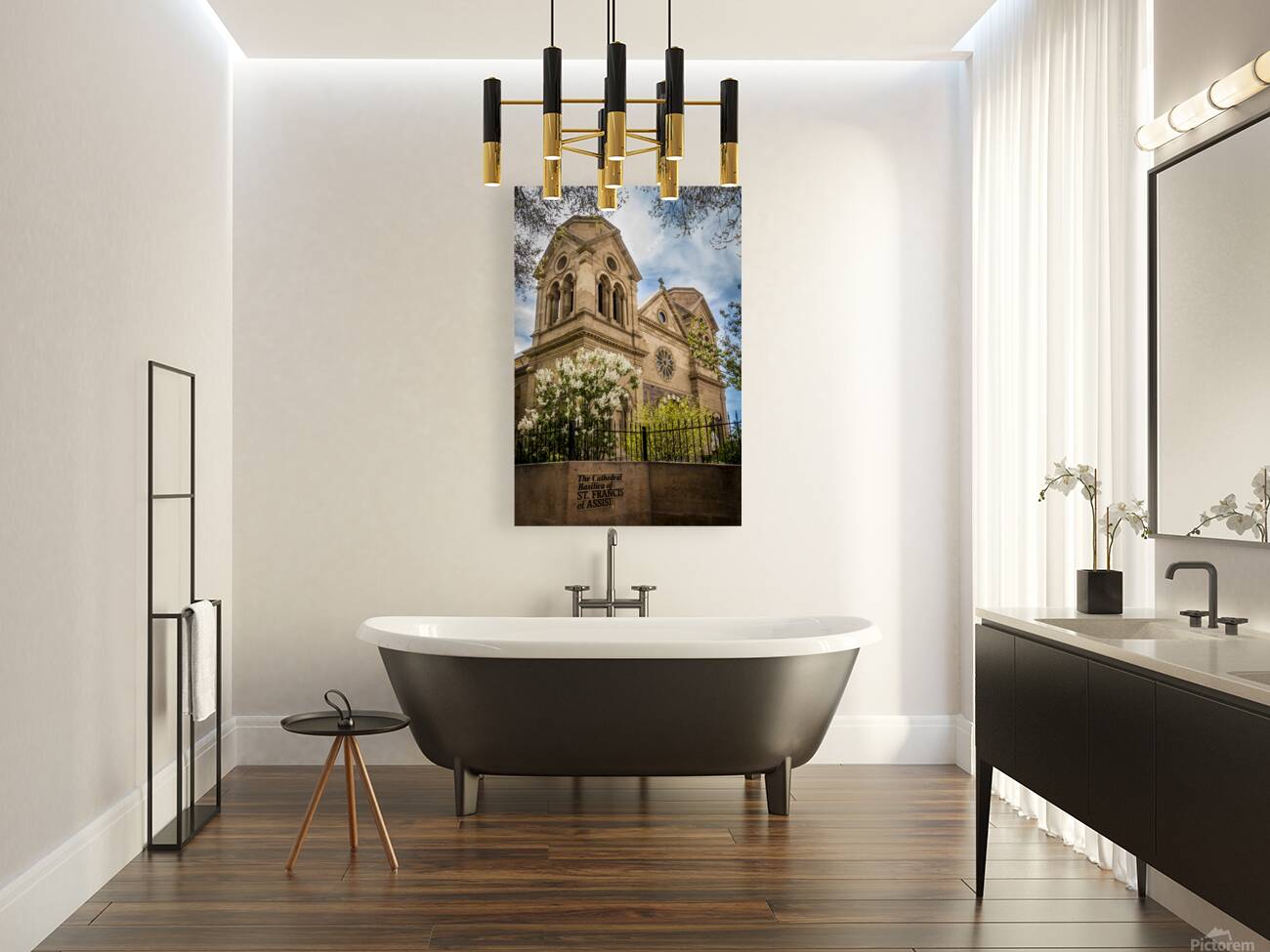 The Cathedral Basilica of Saint Francis of Asissi Santa Fe  Reproduction