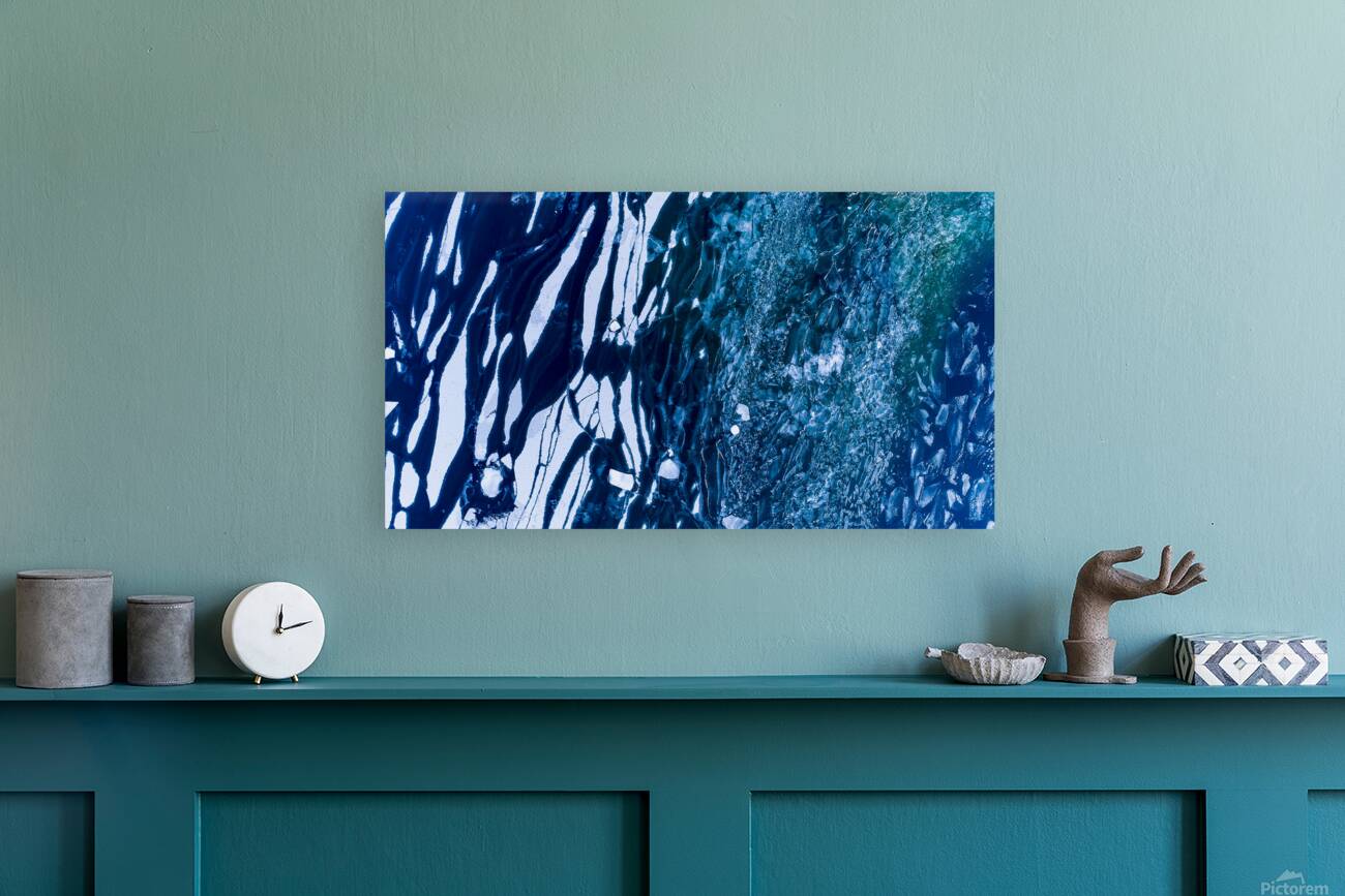 Lake Superior Ice Art Reproduction