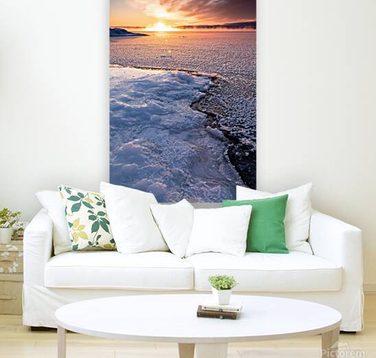 Minnesota North Shore Winter Sunrise Reproduction