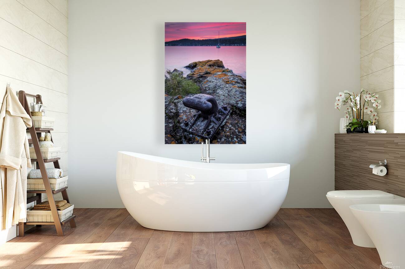 Grand Marais Minnesota Harbor Sunset Reproduction