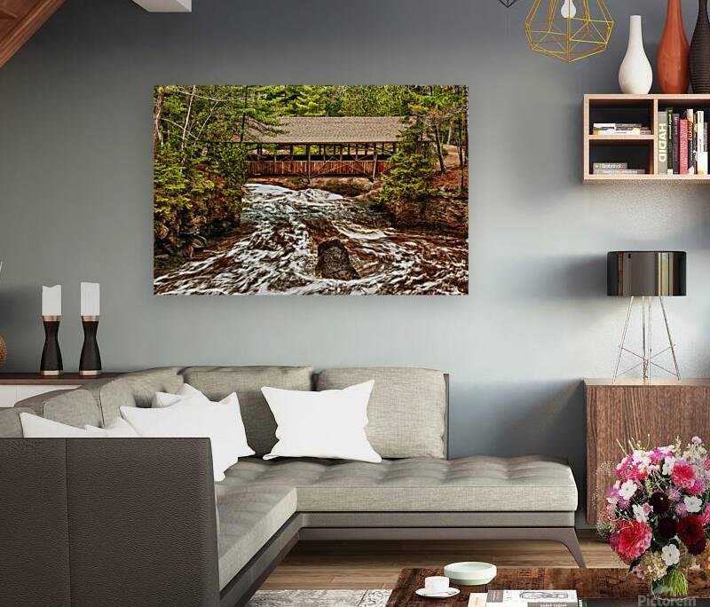 A Bridge Over the Mighty Amnicon River Reproduction