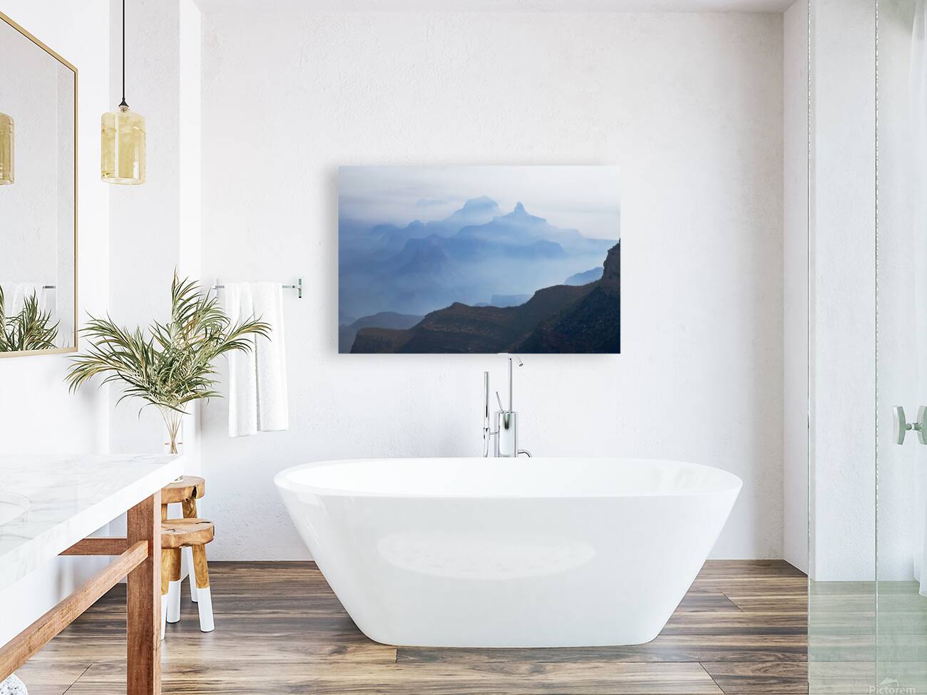 Blue Morning over the Grand Canyon Reproduction