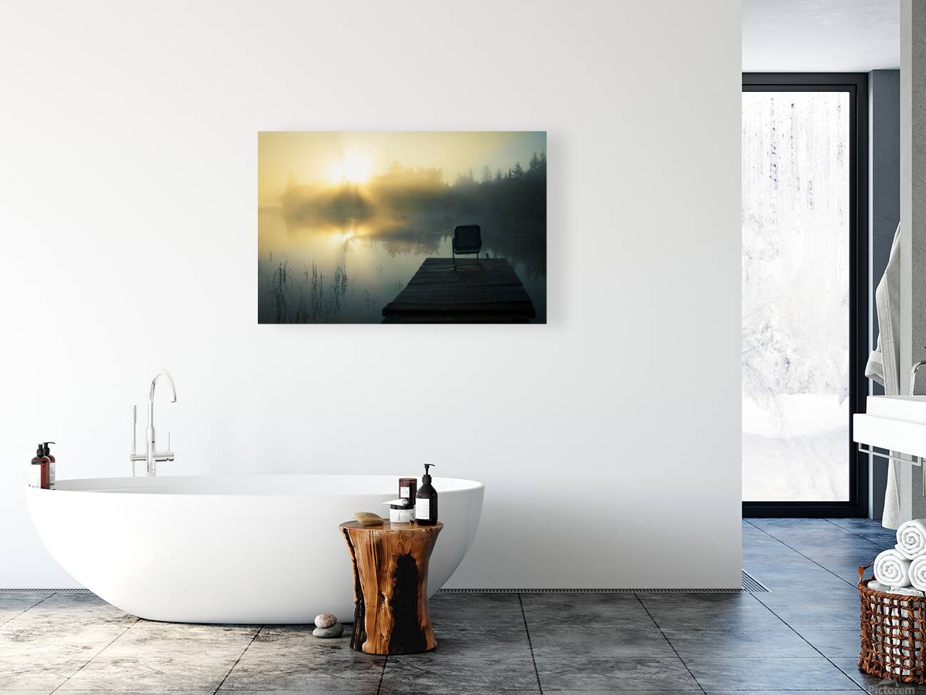 Boundary Waters Sunrise Reproduction