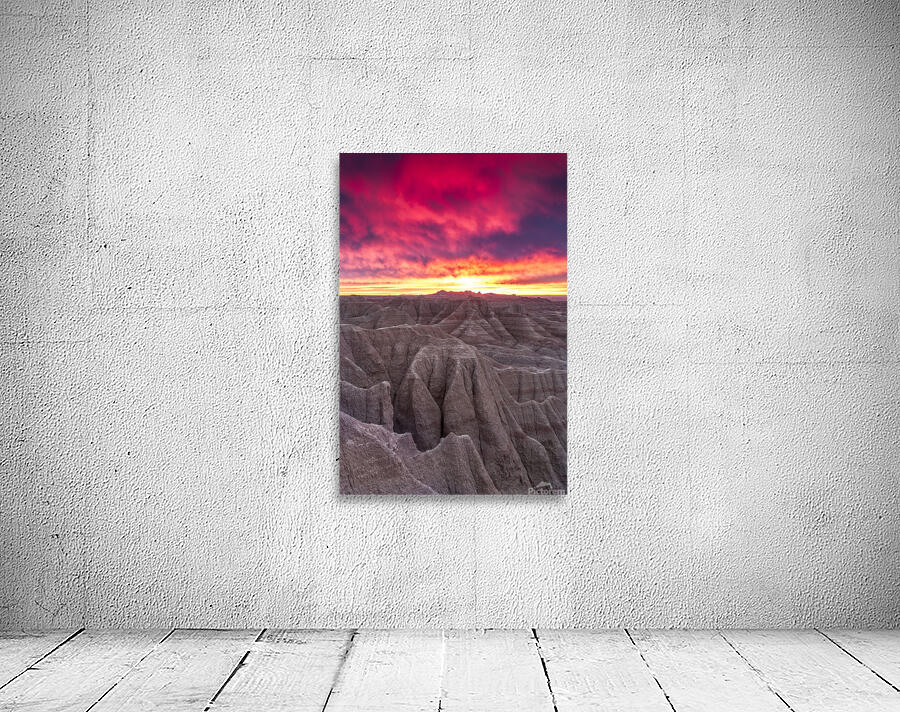 Sunrise Over The Badlands Wall Preview