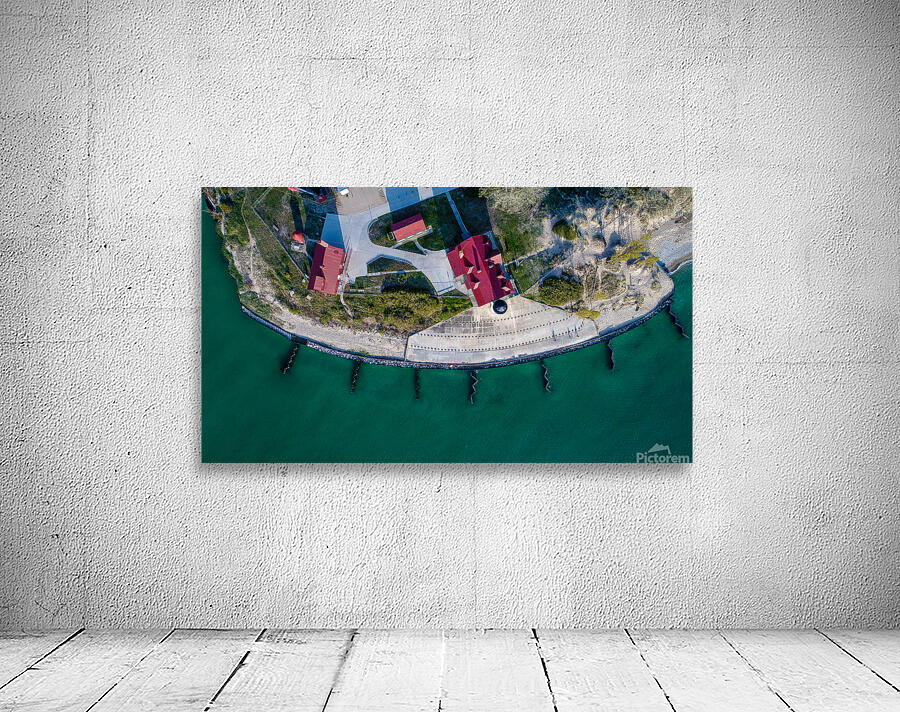 Point Betsie Michigan From Above Wall Preview