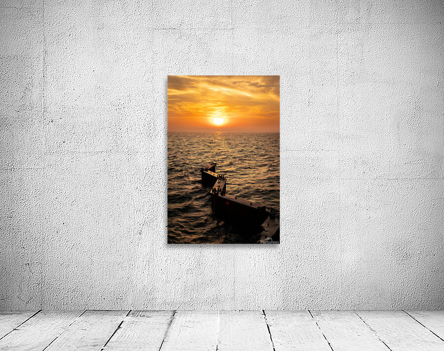 Point Betsie Sunset Over Lake Michigan Wall Preview
