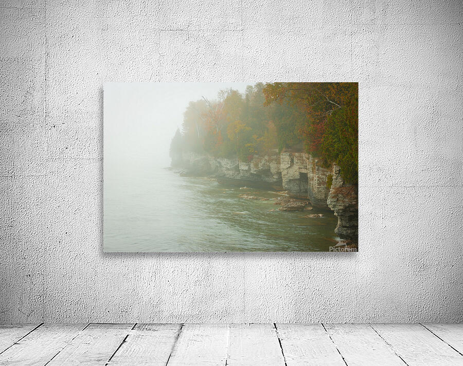Door County Foggy Morning Wall Preview