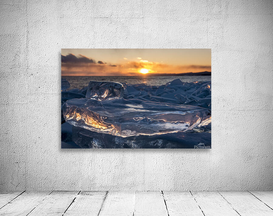 Icy Sunset Wall Preview