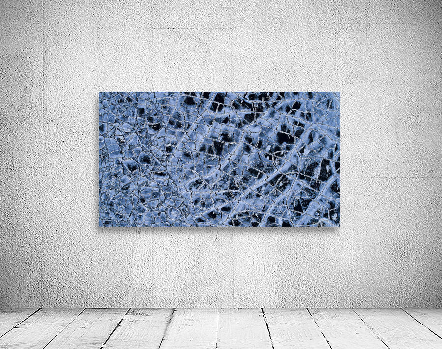 Aerial Icy Lake Superior Abstract Wall Preview