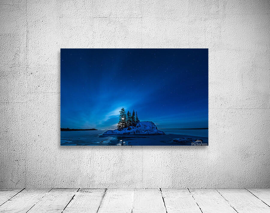 Moonrise Over Lake Superior Minnesota Wall Preview