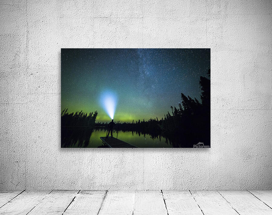 Northern Lights Over Boundary Waters Minnesota Wall Preview
