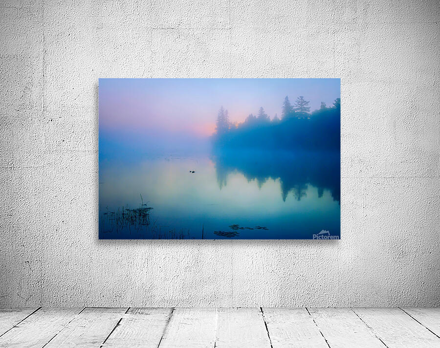 Foggy Sunrise Boundary Waters Minnesota Wall Preview