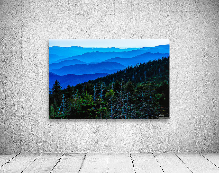 Blue Hour Over the Smoky Mountains Wall Preview