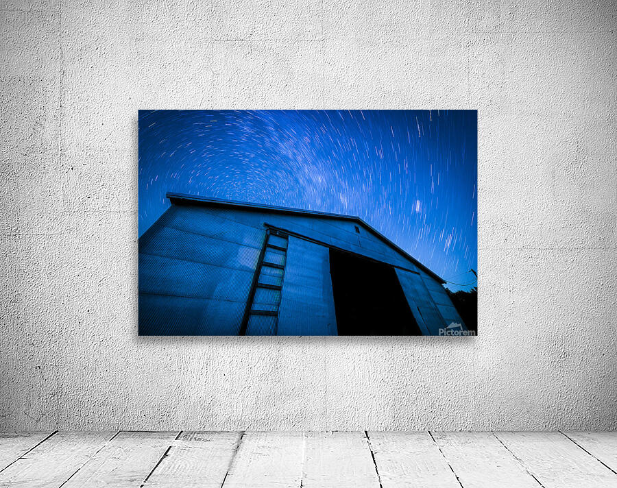 Star Trails over Farm Country Wall Preview