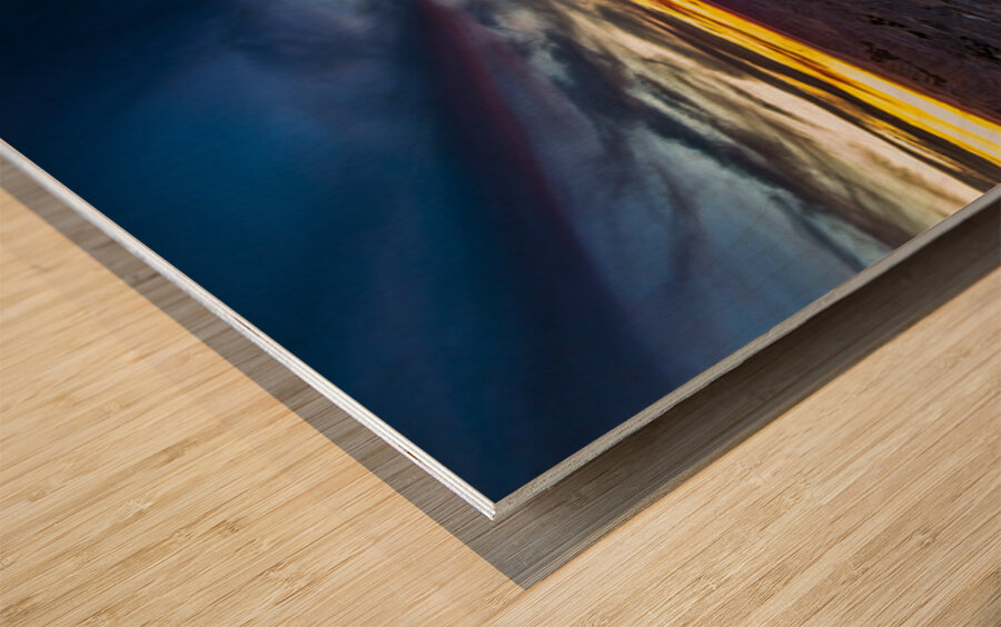 Badlands Amphitheater Wood print