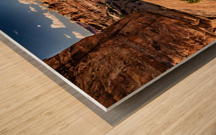 Canyonlands Outcrop Wood print