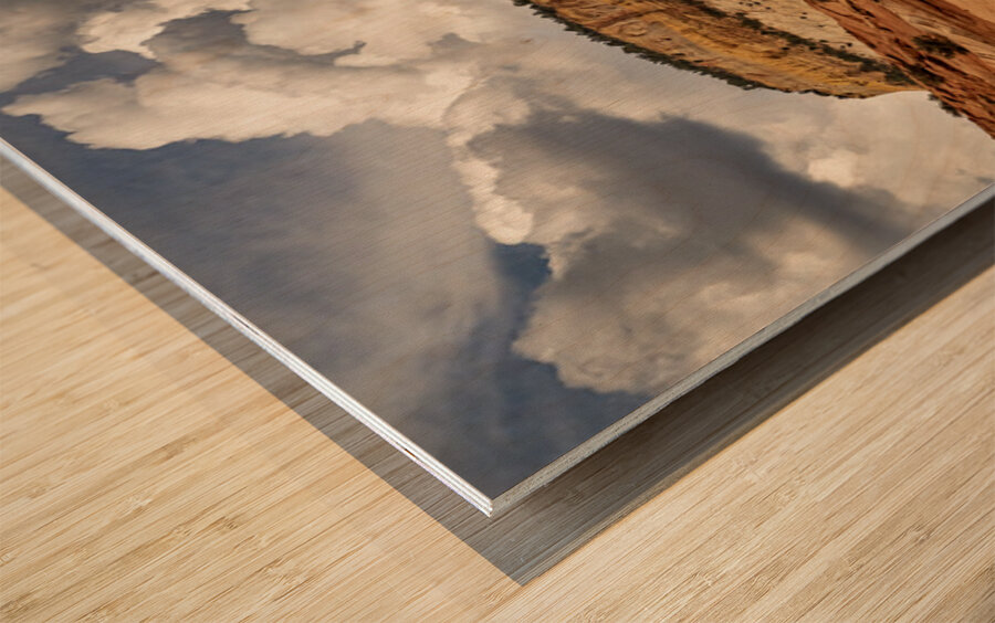 Zion Towers Wood print