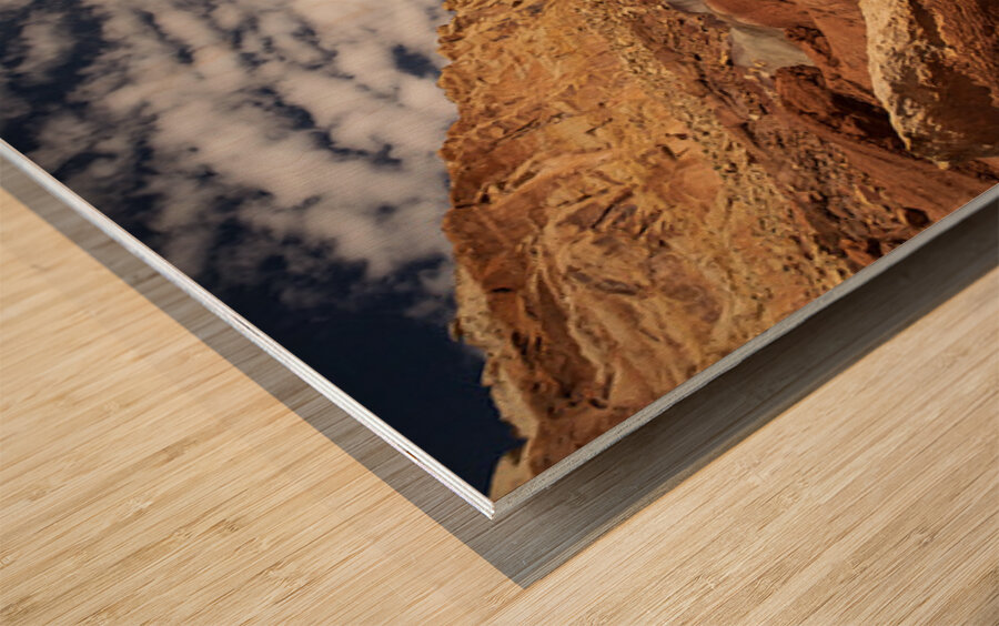 Rock Canyon Wood print