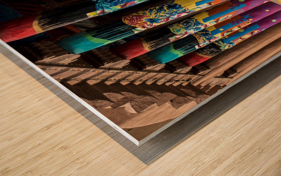 Vibrant Santa Fe Wood print